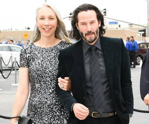Keanu Reeves and Alexandra Grant